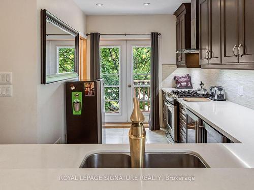 36 Wilson Park Rd, Toronto, ON - Indoor Photo Showing Kitchen With Double Sink