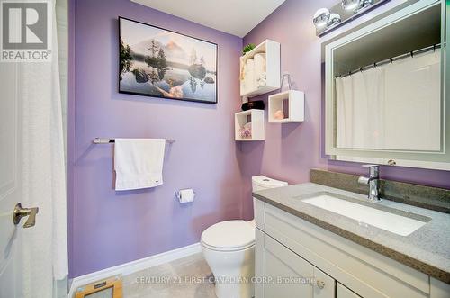 Renovated Bathroom with Quartz countertop - 804 - 76 Base Line Road W, London, ON - Indoor Photo Showing Bathroom