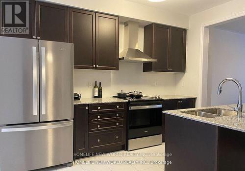 64 Douet Lane, Ajax, ON - Indoor Photo Showing Kitchen With Stainless Steel Kitchen With Double Sink With Upgraded Kitchen