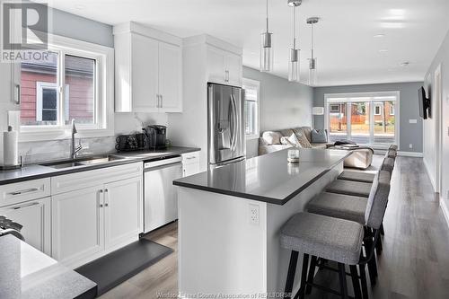 1618 Jefferson, Windsor, ON - Indoor Photo Showing Kitchen With Double Sink With Upgraded Kitchen