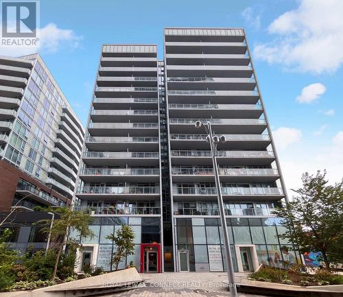 302 - 25 Baseball Place, Toronto, ON - Outdoor With Balcony With Facade