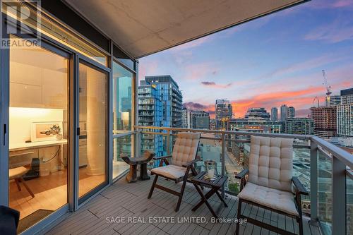 1706 - 112 George Street, Toronto, ON - Outdoor With Balcony With View With Exterior