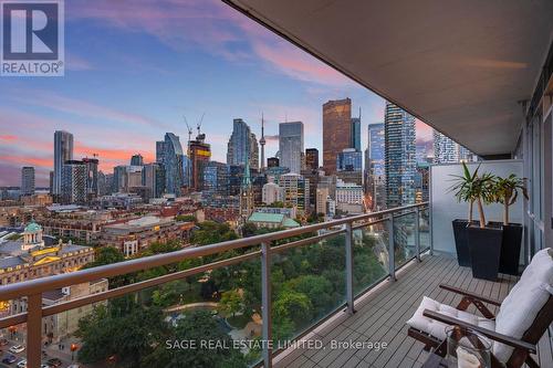 1706 - 112 George Street, Toronto, ON - Outdoor With Balcony With View