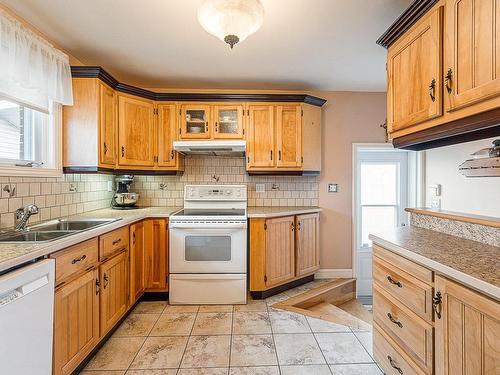 Kitchen - 224 Rue St-Vallier, Granby, QC - Indoor Photo Showing Kitchen With Double Sink