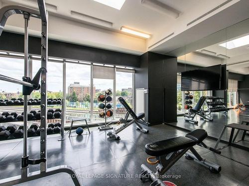 1401-20 Minowan Miikan Lane, Toronto, ON - Indoor Photo Showing Gym Room