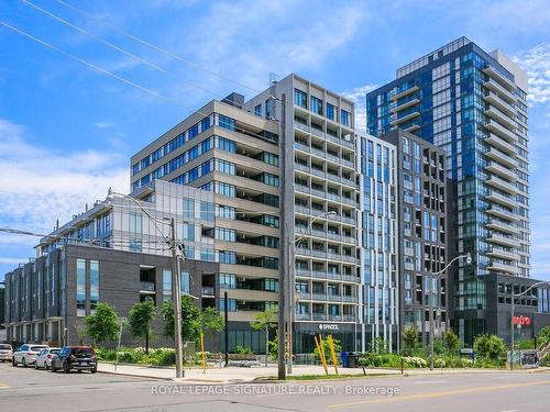 1401-20 Minowan Miikan Lane, Toronto, ON - Outdoor With Balcony With Facade