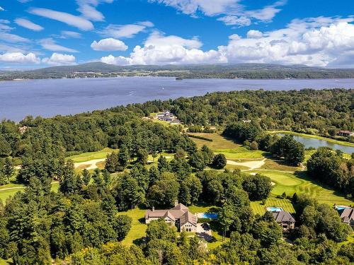 Aerial photo - 103 Rue D'Oxford, Hudson, QC - Outdoor With Body Of Water With View