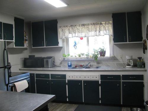 153 Hwy 584, Nakina, ON - Indoor Photo Showing Kitchen With Double Sink