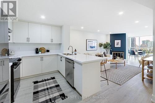 Ph14 - 701 King Street W, Toronto, ON - Indoor Photo Showing Kitchen With Double Sink