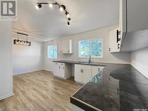 1871 92Nd Street, North Battleford, SK - Indoor Photo Showing Kitchen With Double Sink