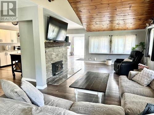 109006 Hwy 7, Tweed, ON - Indoor Photo Showing Living Room With Fireplace