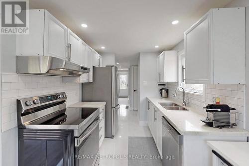 66 Shakespeare Crescent, Barrie, ON - Indoor Photo Showing Kitchen With Double Sink With Upgraded Kitchen