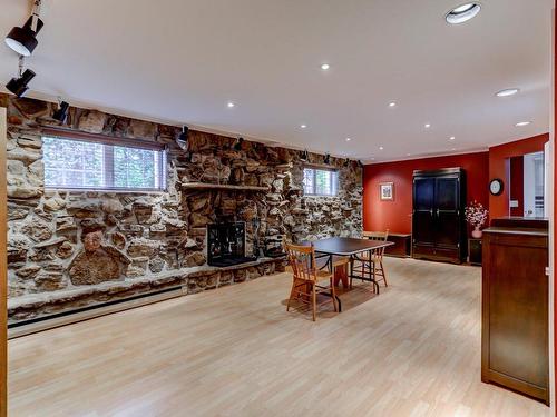 Salle familiale - 595 Rue Joseph-Fortier, Saint-Jérôme, QC - Indoor With Fireplace