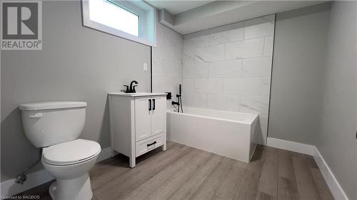 Lower Level Bathroom - 213 5Th Avenue, Hanover, ON - Indoor Photo Showing Bathroom