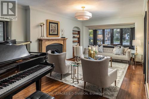 269 Oriole Parkway, Toronto, ON - Indoor Photo Showing Living Room With Fireplace