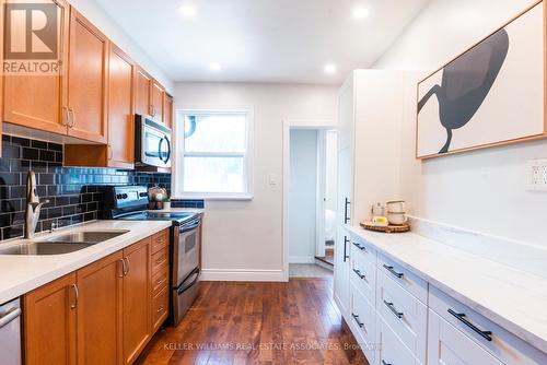 485 Lauder Avenue, Toronto, ON - Indoor Photo Showing Kitchen With Double Sink