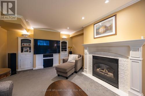 166 Edward Street W, Clarington (Newcastle), ON - Indoor Photo Showing Living Room With Fireplace