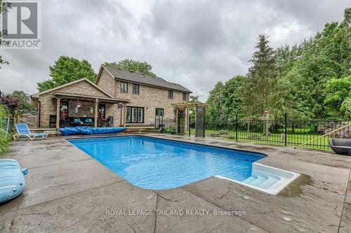 24920 Marsh Line, West Elgin (West Lorne), ON - Outdoor With In Ground Pool With Backyard