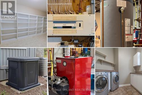 Incredible utilities w/ full house gas generator - 9984 The Trail Trail, Lambton Shores (Grand Bend), ON - Indoor Photo Showing Laundry Room