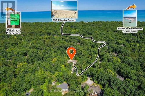 8 Min Walk to deeded/PRIVATE Beach O' Pines Beach - 9984 The Trail Trail, Lambton Shores (Grand Bend), ON -  With View