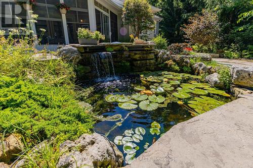 Excellent outdoor pond with waterfall - 9984 The Trail Trail, Lambton Shores (Grand Bend), ON - Outdoor