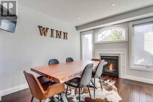 19 Long Point Drive, Richmond Hill, ON - Indoor Photo Showing Dining Room With Fireplace