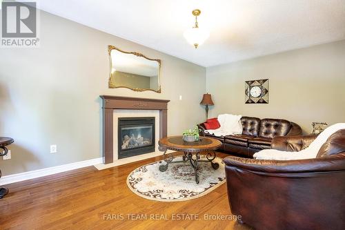 136 Griffin Street, Midland, ON - Indoor Photo Showing Living Room With Fireplace