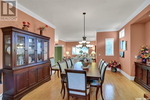 3328 Baneberry Drive, Regina, SK - Indoor Photo Showing Dining Room