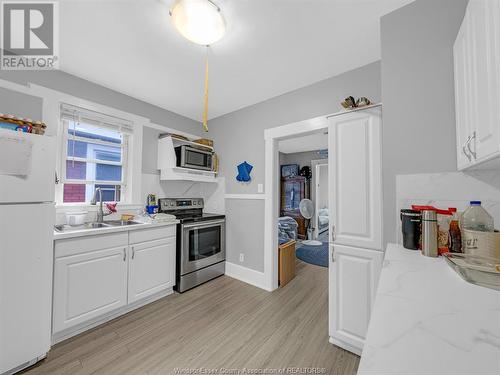 229 Josephine, Windsor, ON - Indoor Photo Showing Kitchen With Double Sink