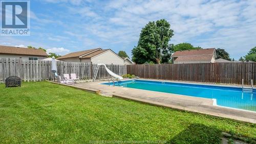 5056 Colbourne Drive, Windsor, ON - Outdoor With In Ground Pool With Backyard