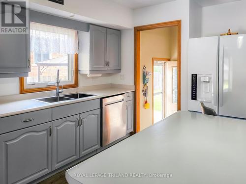 28 Rickwood Place, St. Thomas, ON - Indoor Photo Showing Kitchen With Double Sink