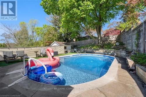 10 Welland Vale Road, St. Catharines, ON - Outdoor With In Ground Pool