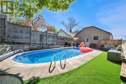 10 Welland Vale Road, St. Catharines, ON - Outdoor With In Ground Pool With Backyard