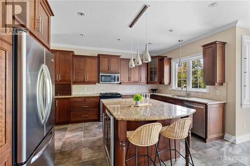 308 Shadehill Crescent, Ottawa, ON - Indoor Photo Showing Kitchen With Upgraded Kitchen