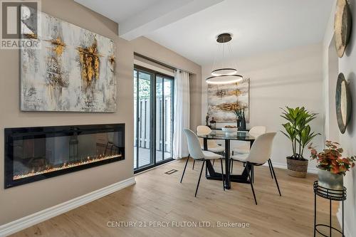 63 Springhouse Square, Toronto, ON - Indoor Photo Showing Other Room With Fireplace