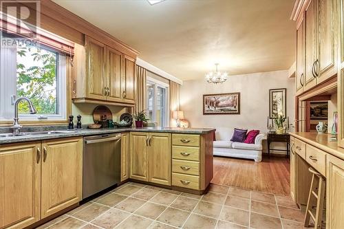 399 Brenda, Sudbury, ON - Indoor Photo Showing Kitchen With Double Sink