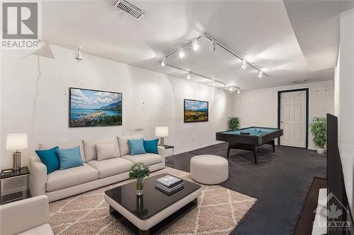 This photo has been virtually staged. - 1623 Sunview Drive, Ottawa, ON - Indoor Photo Showing Living Room