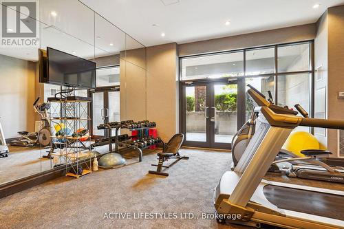 202 - 3563 Lake Shore Boulevard W, Toronto, ON - Indoor Photo Showing Gym Room