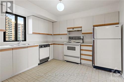 606 - 50 Emmerson Avenue, Ottawa, ON - Indoor Photo Showing Kitchen With Double Sink