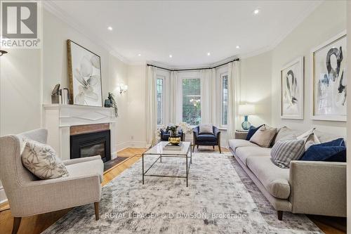 554 Merton Street, Toronto, ON - Indoor Photo Showing Living Room With Fireplace