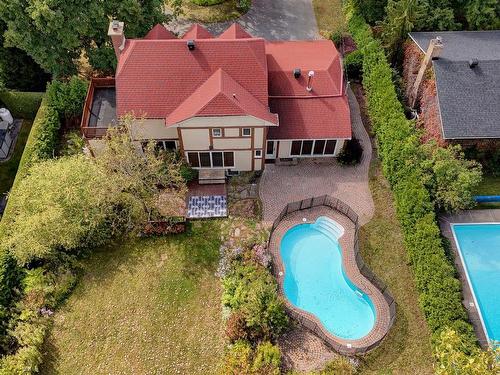 Aerial photo - 2050 Rue Montarville, Saint-Bruno-De-Montarville, QC - Outdoor With In Ground Pool