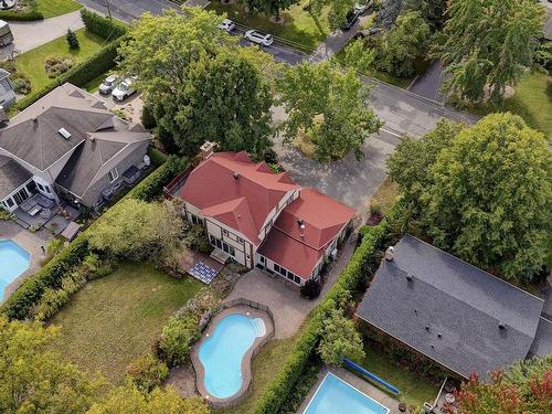 Aerial photo - 2050 Rue Montarville, Saint-Bruno-De-Montarville, QC - Outdoor With In Ground Pool With View