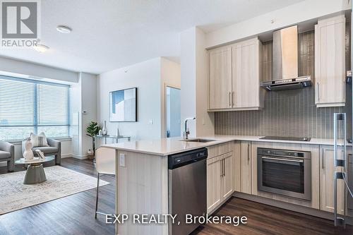 1406 - 2081 Fairview Street, Burlington, ON - Indoor Photo Showing Kitchen