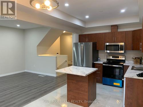 459 Julia Drive, Welland, ON - Indoor Photo Showing Kitchen With Stainless Steel Kitchen With Double Sink