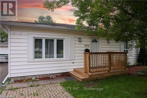 6610 Montrose Road, Niagara Falls, ON - Outdoor With Deck Patio Veranda With Exterior