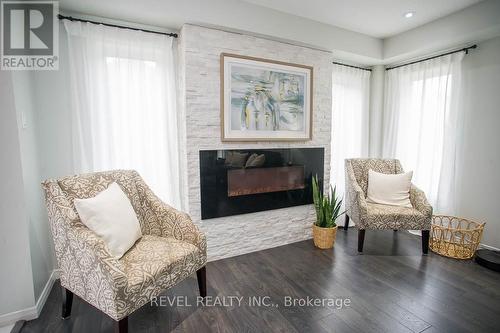 37 Nightingale Drive, Brantford, ON - Indoor Photo Showing Living Room With Fireplace