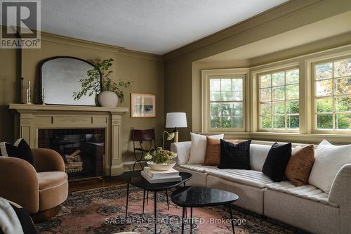 59 Eastbourne Avenue, Toronto, ON - Indoor Photo Showing Living Room With Fireplace