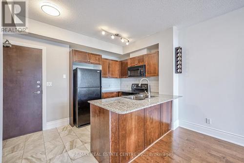 1604 - 1359 Rathburn Road E, Mississauga, ON - Indoor Photo Showing Kitchen With Double Sink