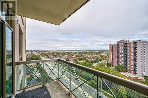 1604 - 1359 Rathburn Road E, Mississauga, ON - Outdoor With Balcony With View With Exterior