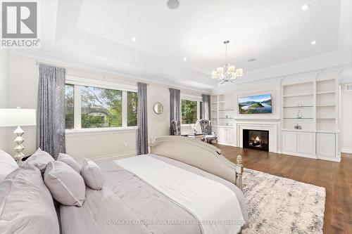 279 Betty Ann Drive, Toronto, ON - Indoor Photo Showing Bedroom With Fireplace